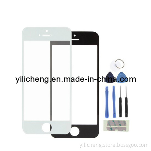 Front Outer Replacement Touch Screen Digitizer Glass Lens for iPhone 5 / V with Repair Tools - White / Black